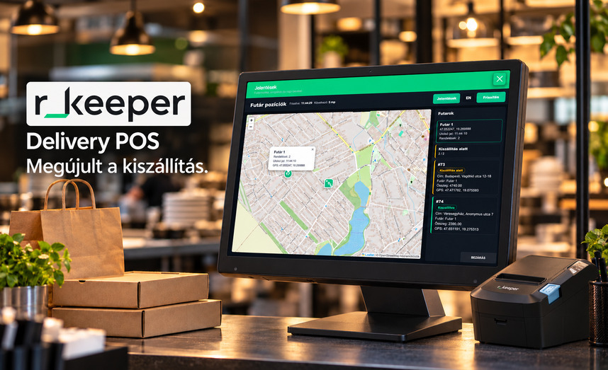 Megújult az r_keeper Delivery POS: átláthatóbb kiszállítás saját futárokkal