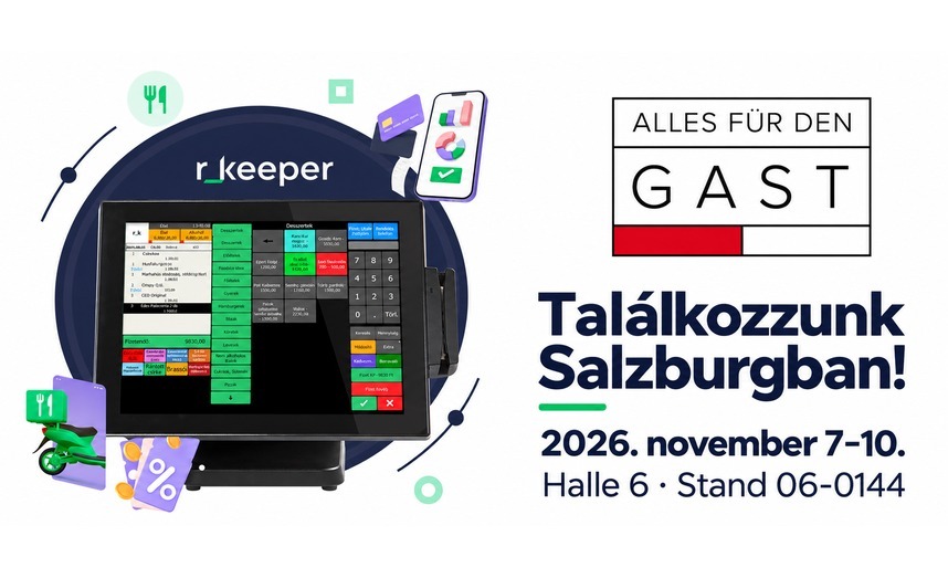Találkozzunk Salzburgban! Az r_keeper az Alles für den Gast 2026 kiállításon
